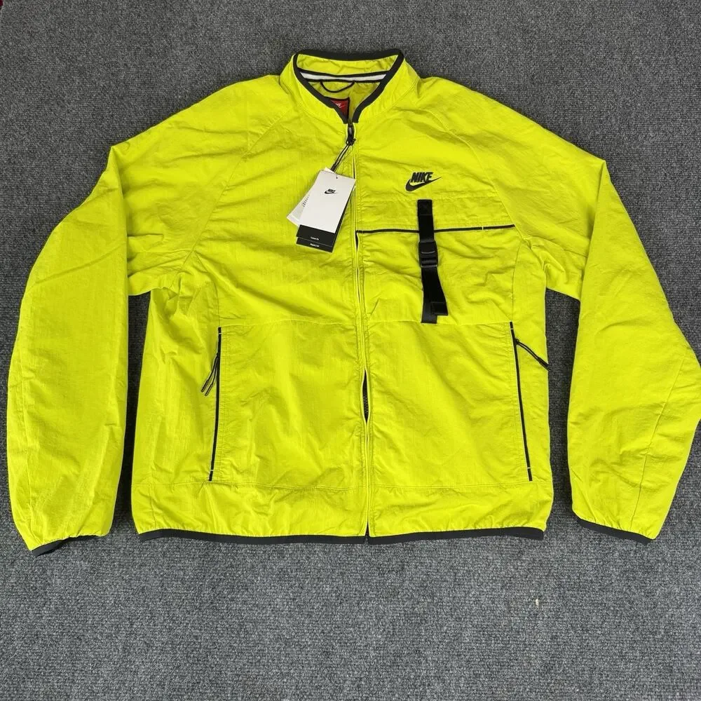 Nike‎ Tech Woven Jacket Repel UV 40+ Men's Size Small Zip Up NWT FZ0750-357 $160
